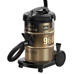 مكنسة هيتاشى 2200وات اسود سعة 21 لتر CV-960F SS220 BK2