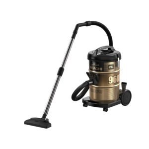 مكنسة هيتاشى 2200وات اسود سعة 21 لتر CV-960F SS220 BK3