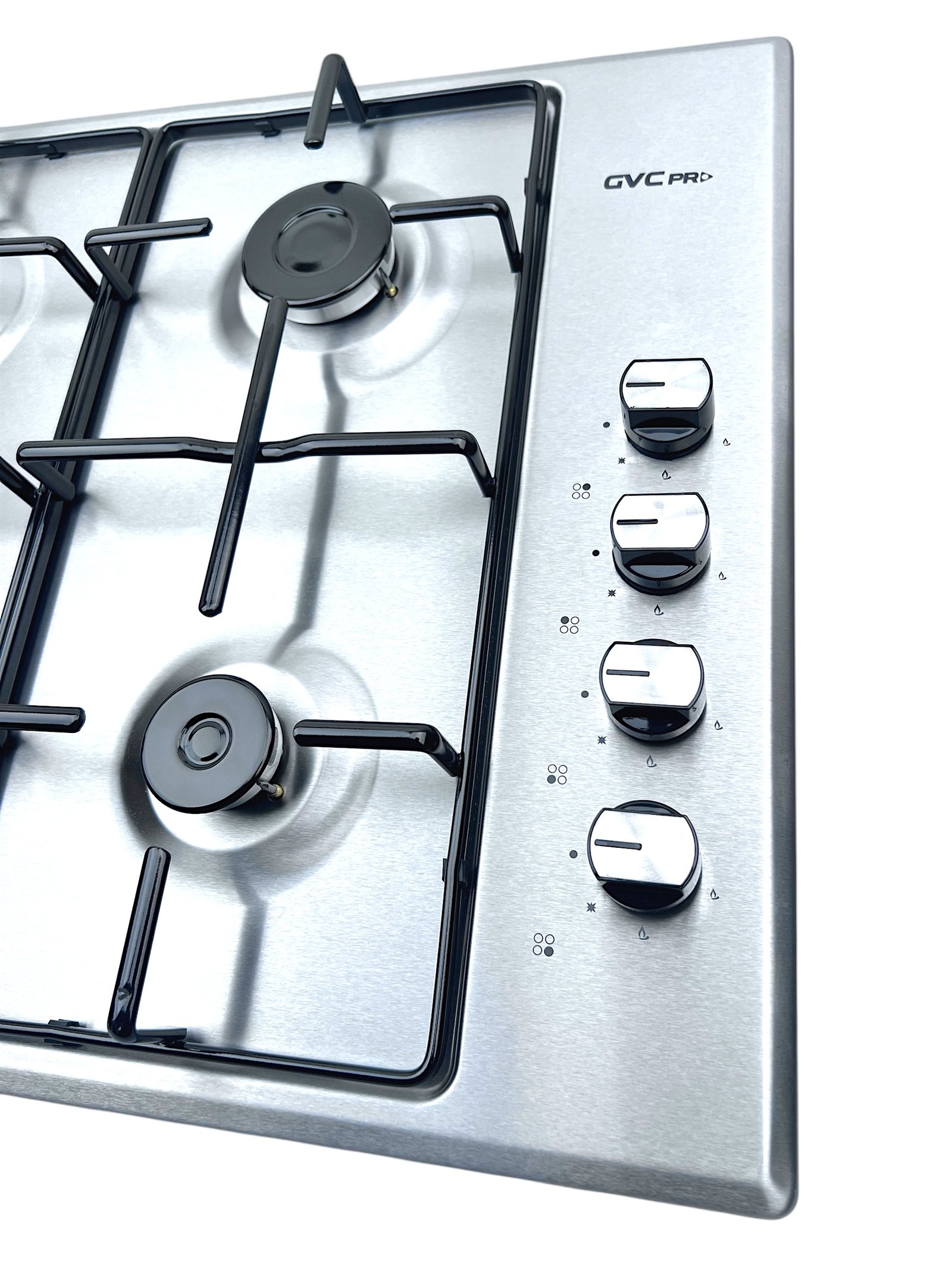 سطح جي في سي 60 سم بلت ان 4 عين غاز تركي خفيف موديل GVCSI-6060-53