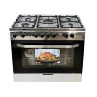 فرن ارنداس 60 * 90 غاز كامل  ستيل امان كامل حديد ثقيل  موديل EC9161SFZ