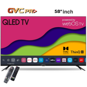 شاشة جي في سي برو 58 بوصة ويبوس كيو ليد موديل GVC-60Q8100 شاشة جي في سي برو 58 بوصة ويبوس كيو ليد موديل GVC-60Q8100
